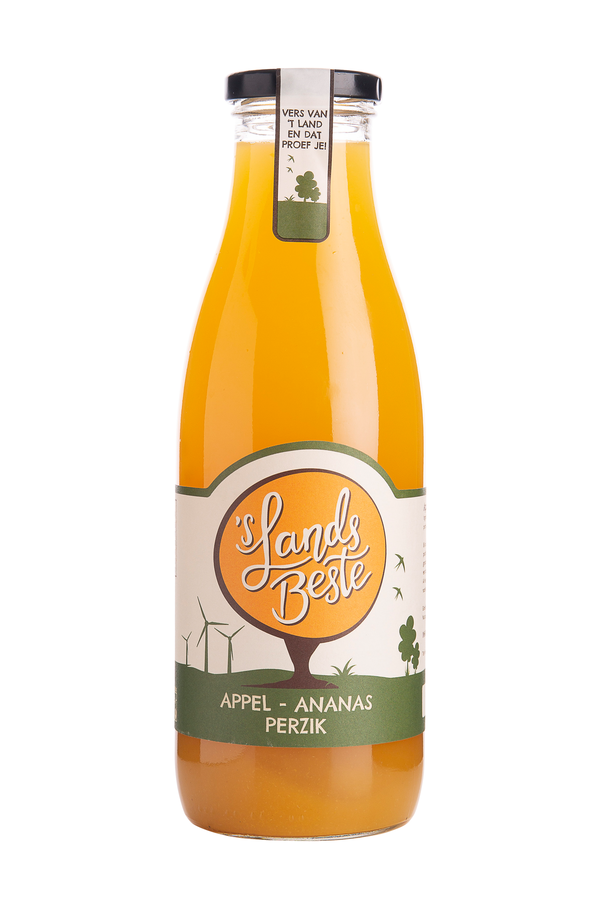 Appel ananas perziksap