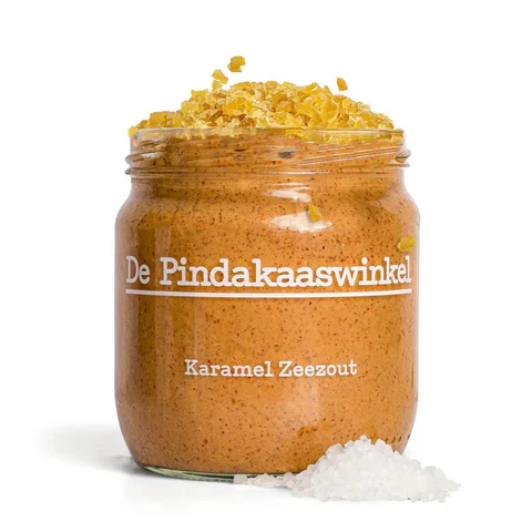 Pindakaas karamel zeezout