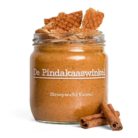 Pindakaas stroopwafel kaneel