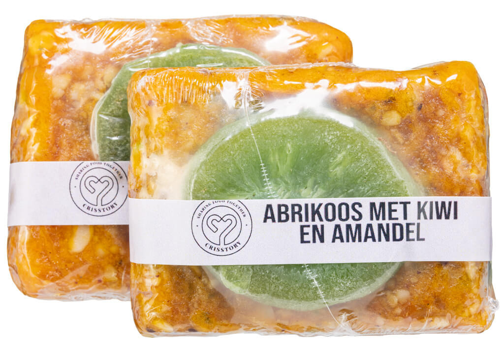 Fruitbrood Abrikoos met kiwi en amandel